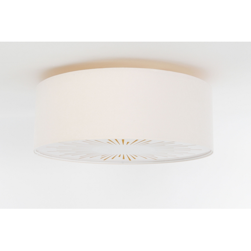 Plafonnier RAYS 2xE27/60W/230V d. 60 cm crème