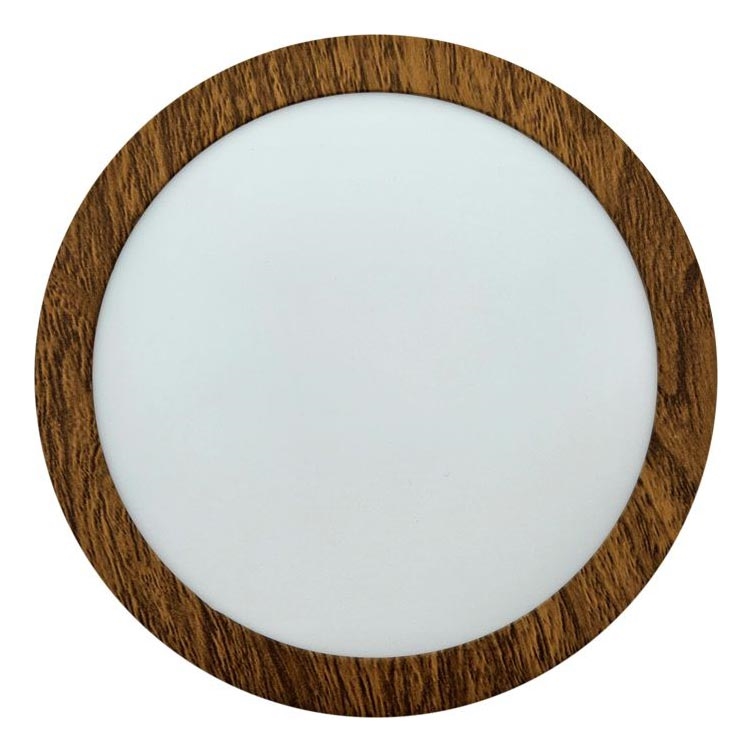 Plafonnier RING LED/12W/230V 4200K d. 16 cm marron
