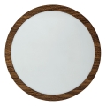 Plafonnier RING LED/18W/230V 4200K d. 21 cm marron