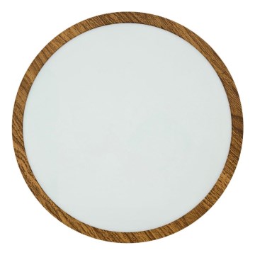 Plafonnier RING LED/24W/230V 4200K d. 28,5 cm marron