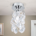 Plafonnier RITA 1xG9/40W/230V Ø 9 cm chromé brillant