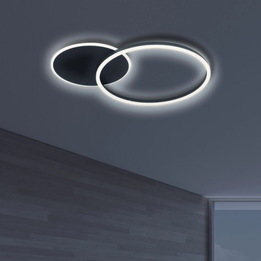 Plafonnier ROMAN LED/33W/230V 4000K noir