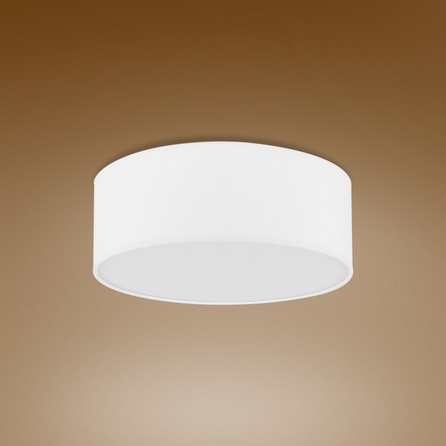 Plafonnier RONDO 4xE27/15W/230V d. 45 cm blanc
