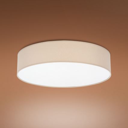 Plafonnier RONDO 4xE27/15W/230V d. 61 cm beige