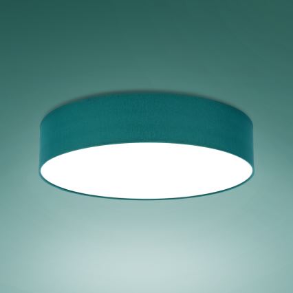 Plafonnier RONDO 4xE27/15W/230V d. 61 cm turquoise