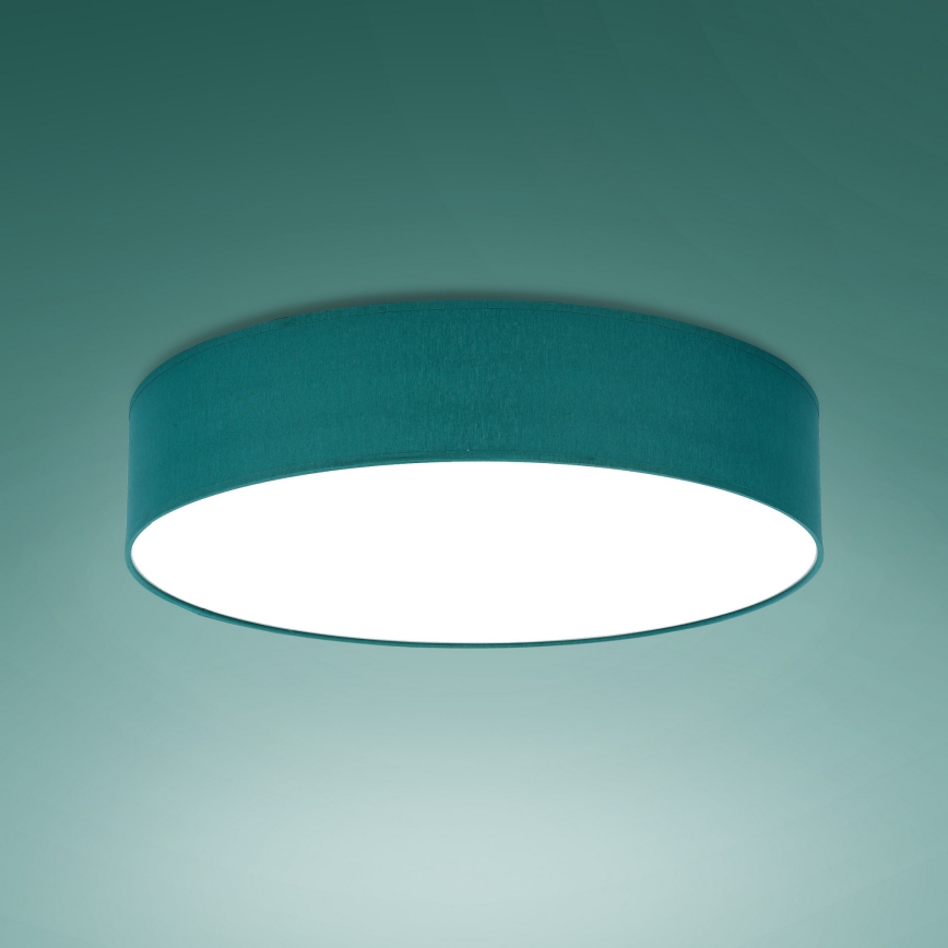 Plafonnier RONDO 4xE27/15W/230V d. 61 cm turquoise