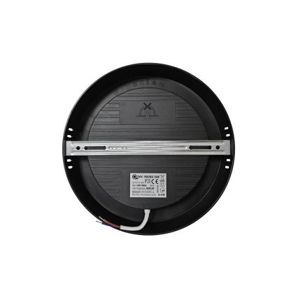 Plafonnier ROUND LED/18W/230V 4000K d. 21,7 cm noir