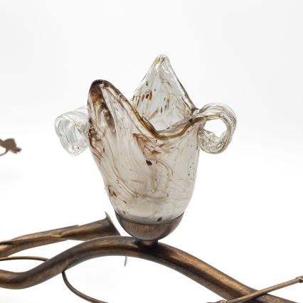 Plafonnier ROZETA 3xE14/40W/230V, finition bronze