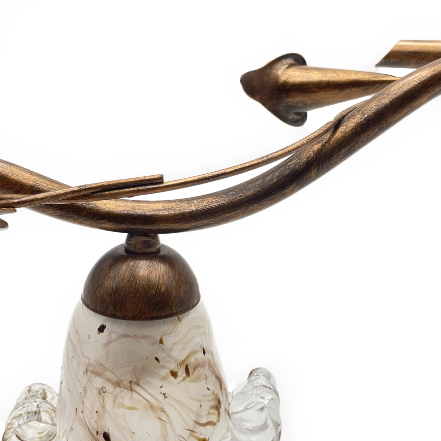 Plafonnier ROZETA 3xE14/40W/230V, finition bronze