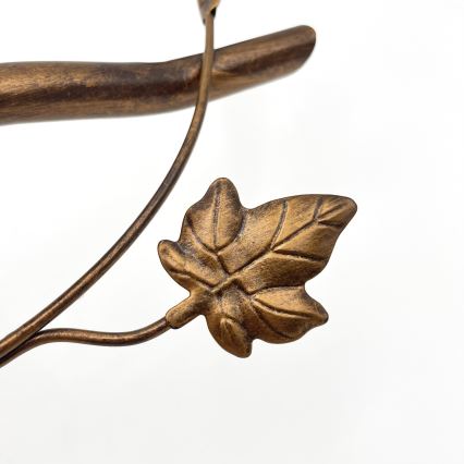 Plafonnier ROZETA 3xE14/40W/230V, finition bronze