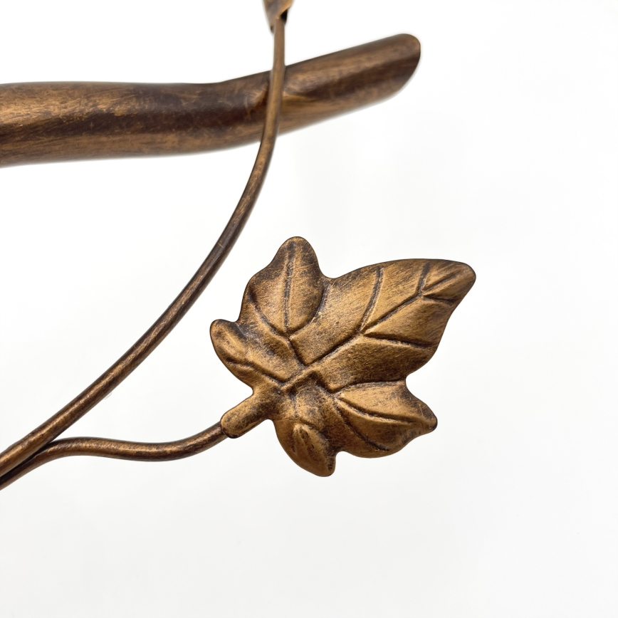 Plafonnier ROZETA 3xE14/40W/230V, finition bronze