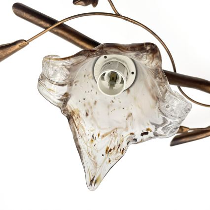 Plafonnier ROZETA 3xE14/40W/230V, finition bronze