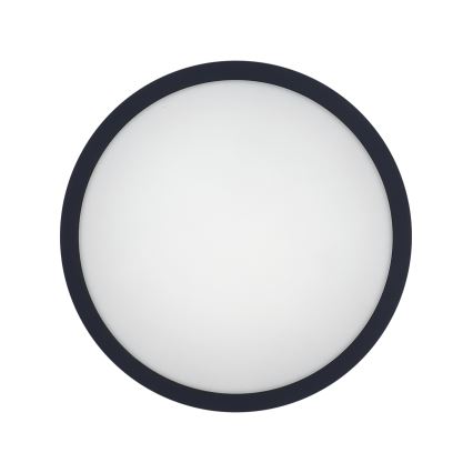 Plafonnier salle de bain avec détecteur ELLÉ LED/24W/230V 3000/4000/6500K d. 26 cm IP54 anthracite