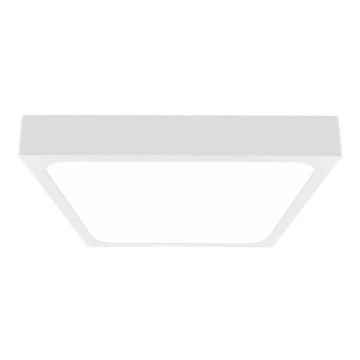 Plafonnier salle de bain avec détecteur LED/24W/230V 4000K IP44 29,5x29,5 cm blanc