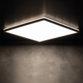 Plafonnier salle de bain AZPO LED/12,3W/230V IP54 noir