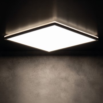 Plafonnier salle de bain AZPO LED/12,3W/230V IP54 noir