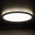 Plafonnier salle de bain AZPO LED/18,5W/230V d. 29 cm IP54 noir