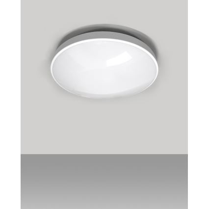 Plafonnier salle de bain CIRCLE LED/12W/230V 4000K d. 25 cm IP44 blanc