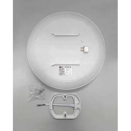 Plafonnier salle de bain CIRCLE LED/12W/230V 4000K d. 25 cm IP44 blanc