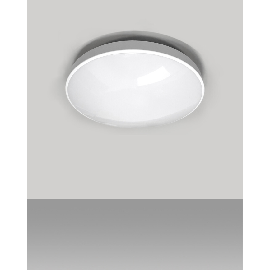 Plafonnier salle de bain CIRCLE LED/24W/230V 4000K d. 37 cm IP44 blanc