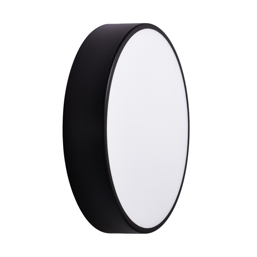 Plafonnier salle de bain CLEO 3xE27/24W/230V d. 40 cm noir IP54