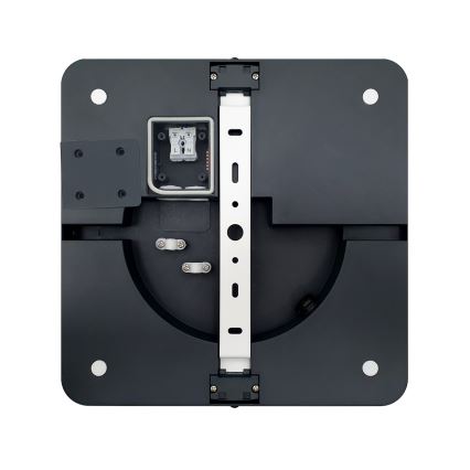 Plafonnier salle de bain ELLÉ LED/24W/230V 3000/4000/6500K 26x26 cm IP54 anthracite