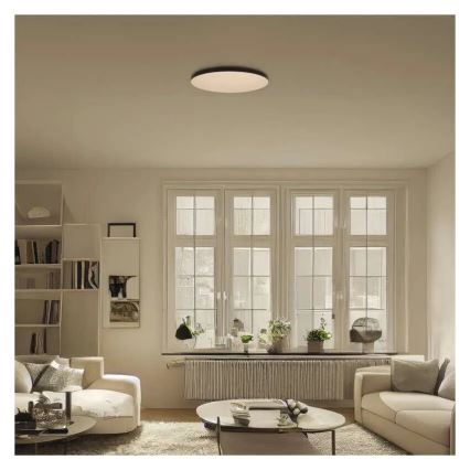 Plafonnier salle de bain LED/18W/230V 3000/4000/5700K IP55 noir