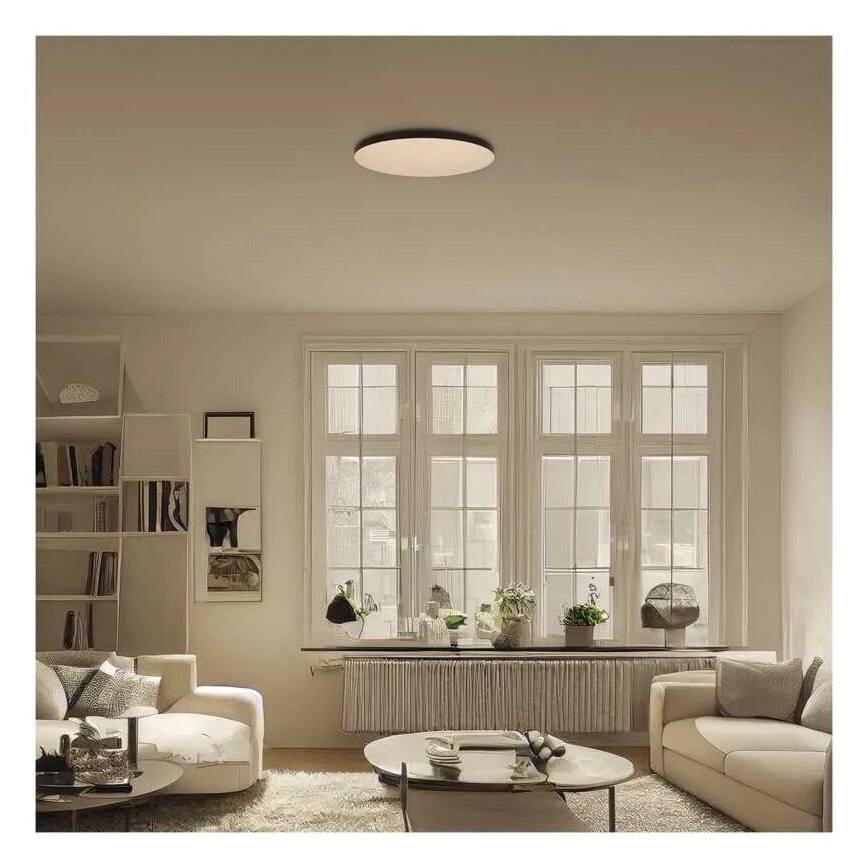 Plafonnier salle de bain LED/18W/230V 3000/4000/5700K IP55 noir