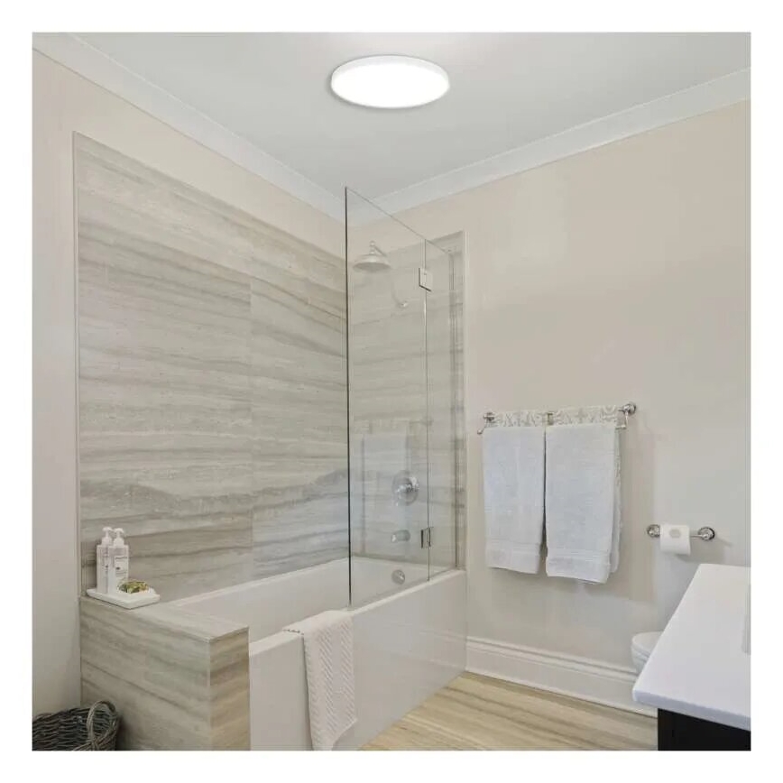 Plafonnier salle de bain LED/32W/230V 3000/4000/5700K IP55 blanc