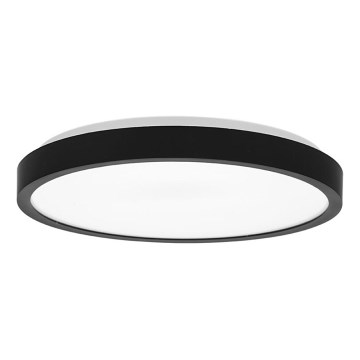 Plafonnier salle de bain LIRA LED/18W/230V 4000K d. 29,5 cm IP44 noir