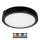 Plafonnier salle de bain NAIROS LED/18W/230V 3000/4000/6500K IP65 d. 30 cm noir