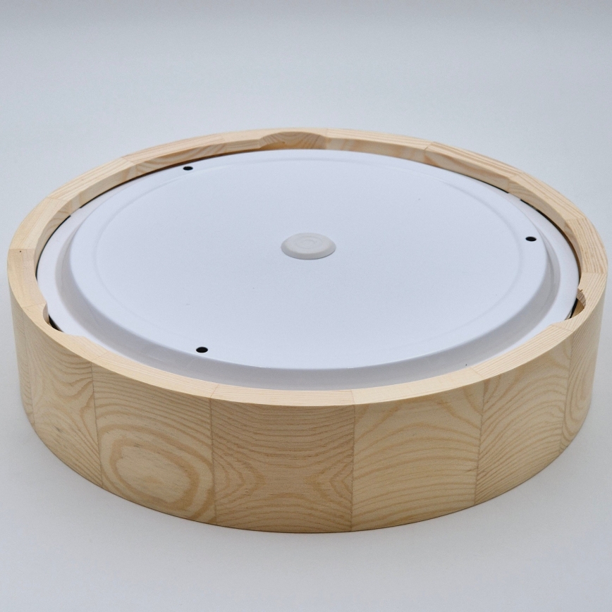 Plafonnier de salle de bain NATURAL 3xE27/15W/230V IP54 pin ? 37 cm