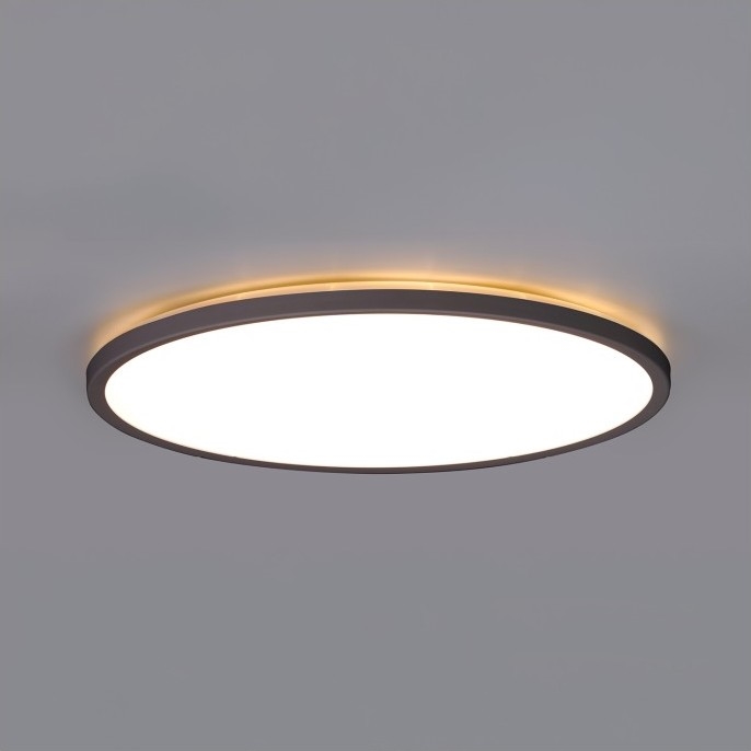 Plafonnier salle de bain NIVERA LED/18W/230V IP54 3000/4000/6000K d. 30 cm noir