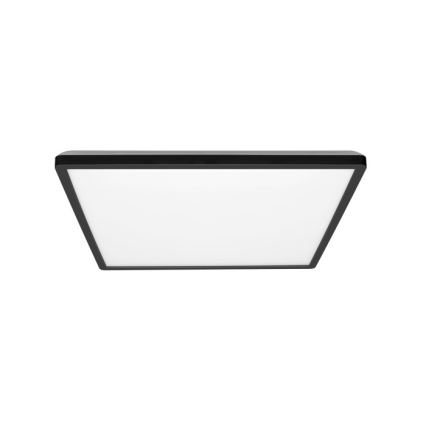 Plafonnier salle de bain NIVERA LED/18W/230V IP54 3000/4000/6000K 30x30 cm noir