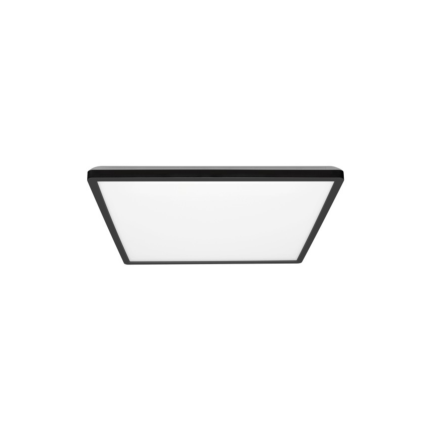 Plafonnier salle de bain NIVERA LED/18W/230V IP54 3000/4000/6000K 30x30 cm noir