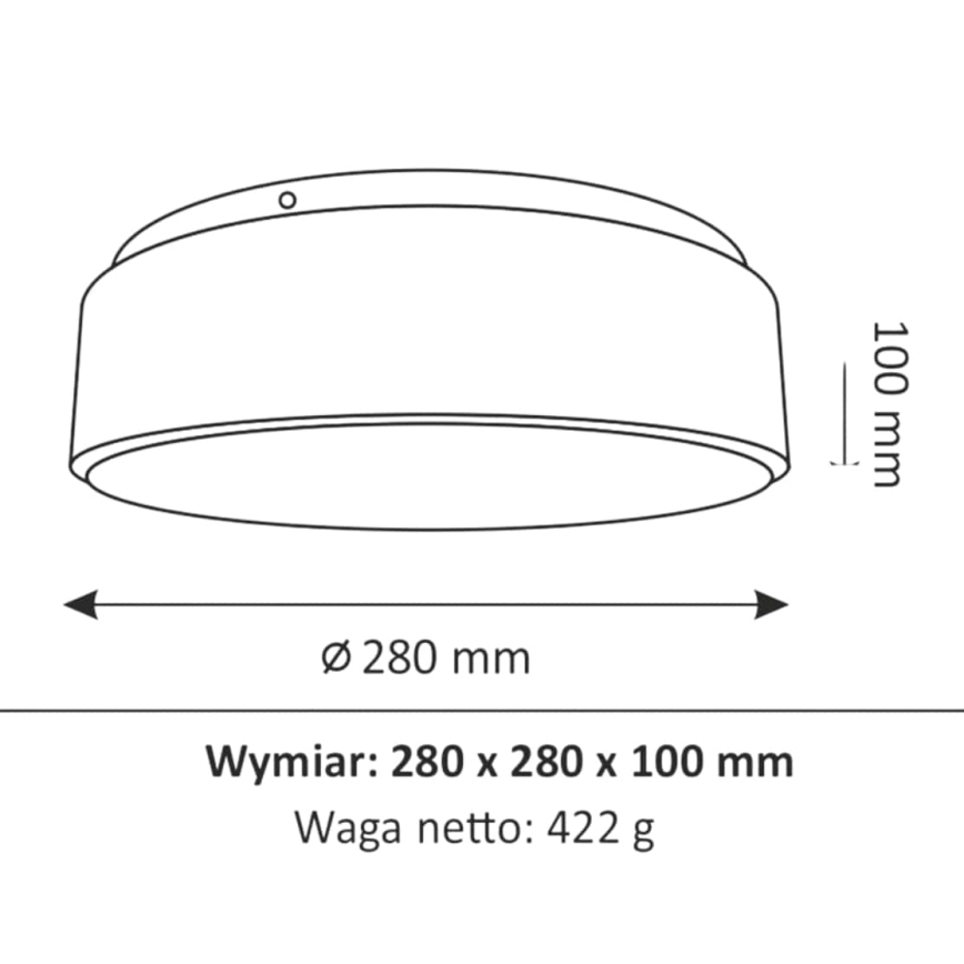 Lumière de salle de bain, Plafonniers 15W 1500LM, équivalent 100W, étanche  IP54, petit, dôme, moderne, plafonnier affleurant pour cuisine, cloison, WC,  P