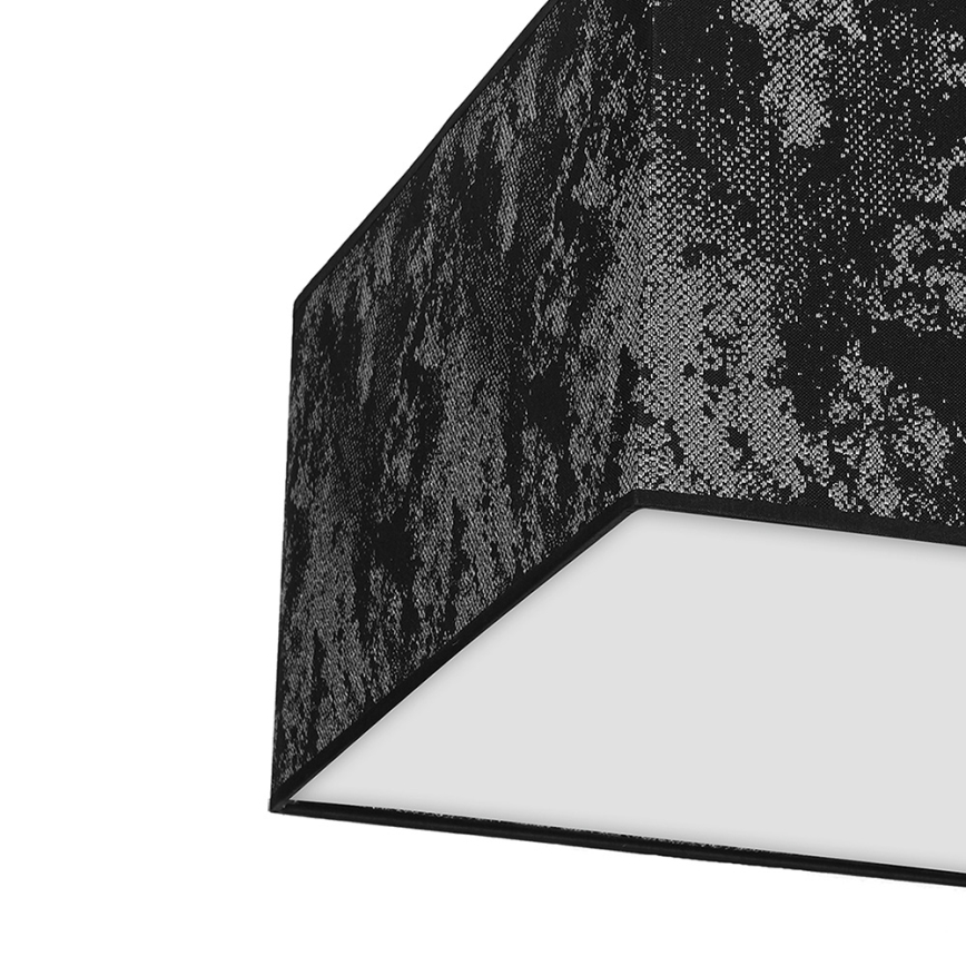 Plafonnier SATINO 2xE27/60W/230V noir/gris