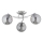 Plafonnier SAVI 3xE14/10W/230V chrome brillant