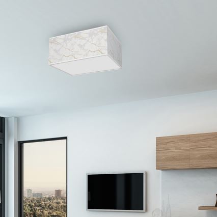 Plafonnier SENSO 2xE27/60W/230V blanc