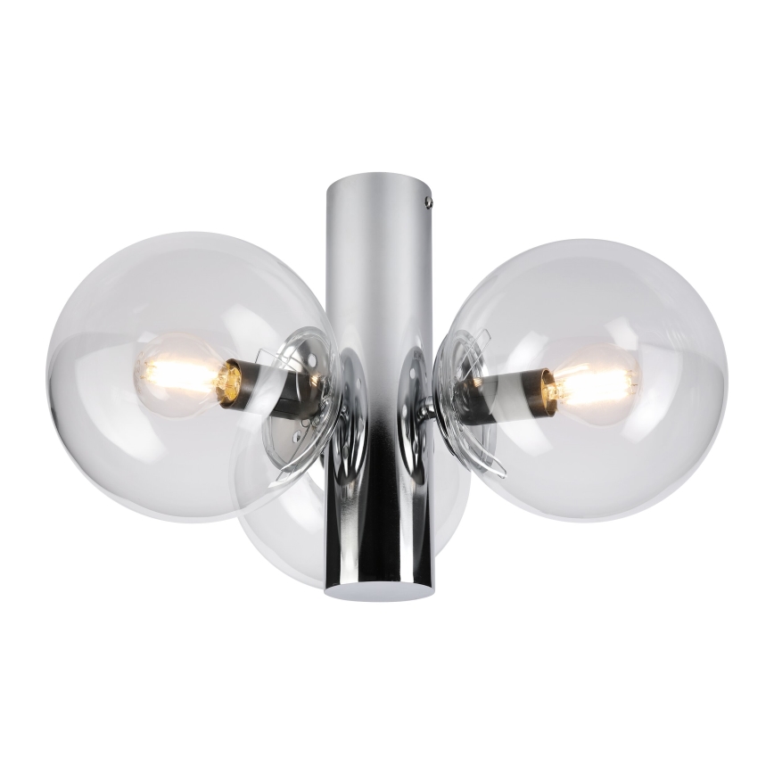 Plafonnier SFERIO 3xE14/5W/230V chrome brillant/transparent