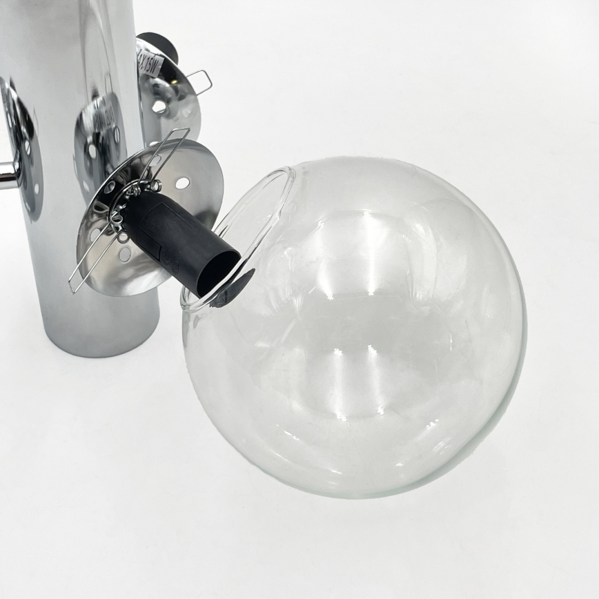 Plafonnier SFERIO 3xE14/5W/230V chrome brillant/transparent