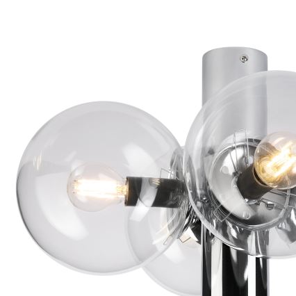 Plafonnier SFERIO 4xE14/5W/230V chrome brillant/verre transparent