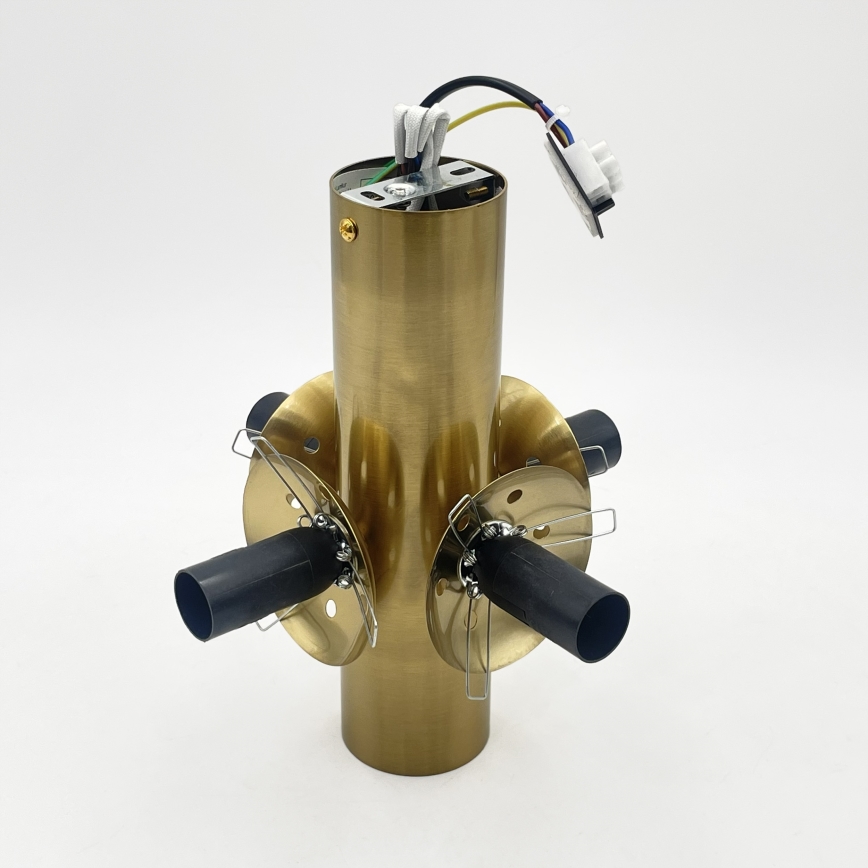 Plafonnier SFERIO 4xE14/5W/230V laiton/beige fumé