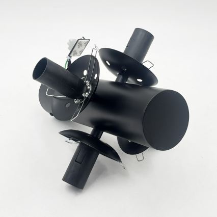 Plafonnier SFERIO 4xE14/5W/230V noir/transparent