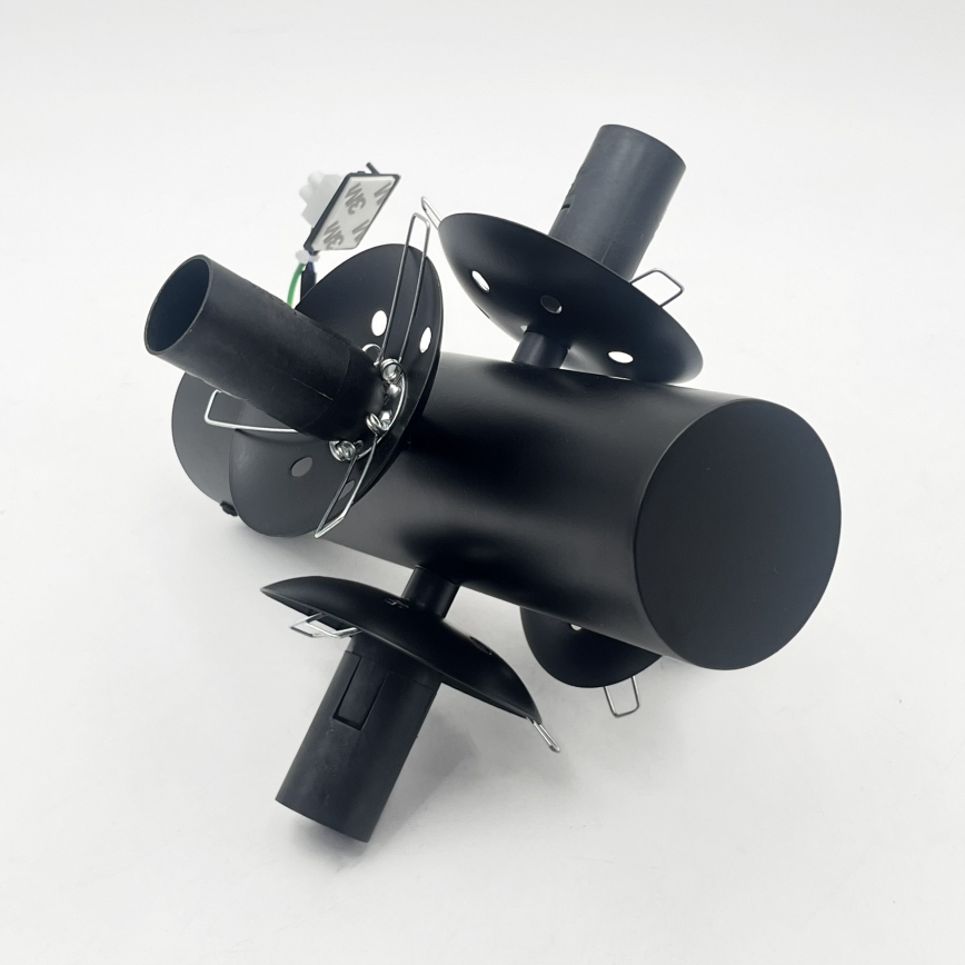 Plafonnier SFERIO 4xE14/5W/230V noir/transparent