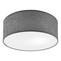 Plafonnier SIRJA 1xE27/15W/230V Ø 35 cm gris
