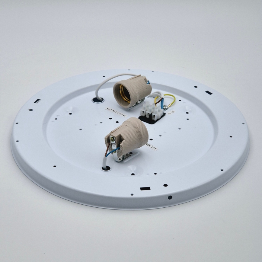 Plafonnier SIRJA 2xE27/15W/230V Ø 45 cm blanc