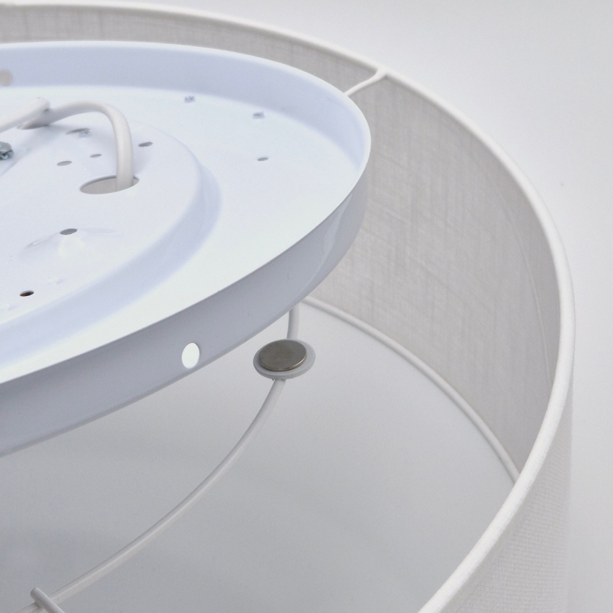 Plafonnier SIRJA 2xE27/15W/230V Ø 45 cm blanc