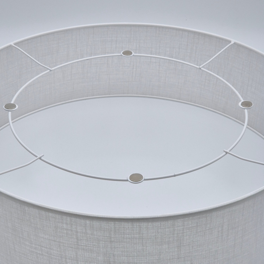 Plafonnier SIRJA 2xE27/15W/230V Ø 45 cm blanc