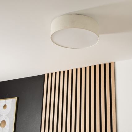 Plafonnier SIRJA 2xE27/15W/230V Ø 45 cm crème